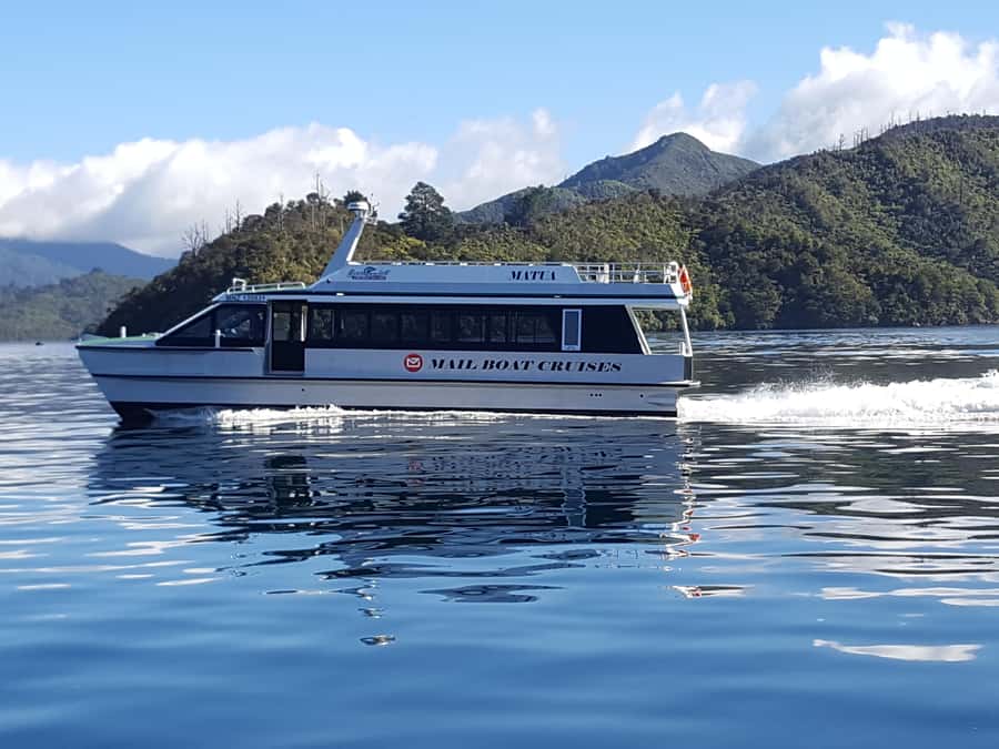 Queen Charlotte Sound Mail Boat Cruise from Picton - The changing route through Queen Charlotte Sound