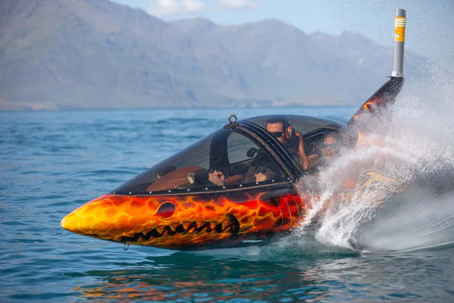 Queenstown: Hydro Attack Shark Ride - Checking in at Steamer Wharf