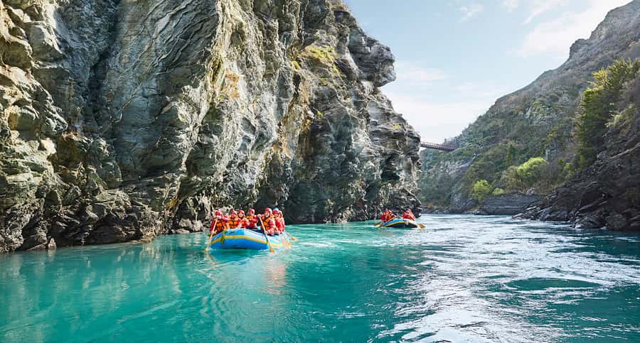 Queenstown: Kawarau River Rafting and Jet Boat Ride - Getting started at the rafting base