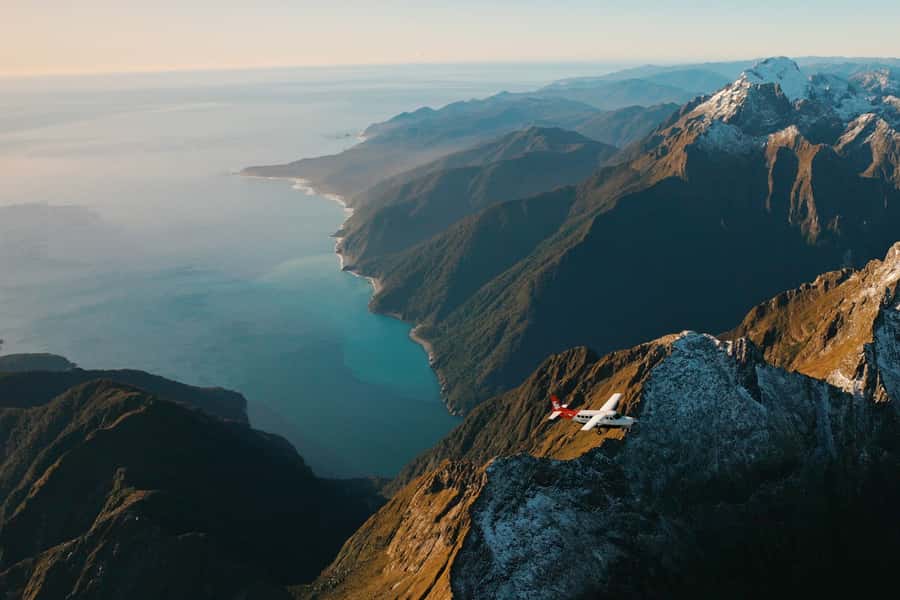 Queenstown: Milford Sound Flight and Cruise - Queenstown Airport and the small-plane departure