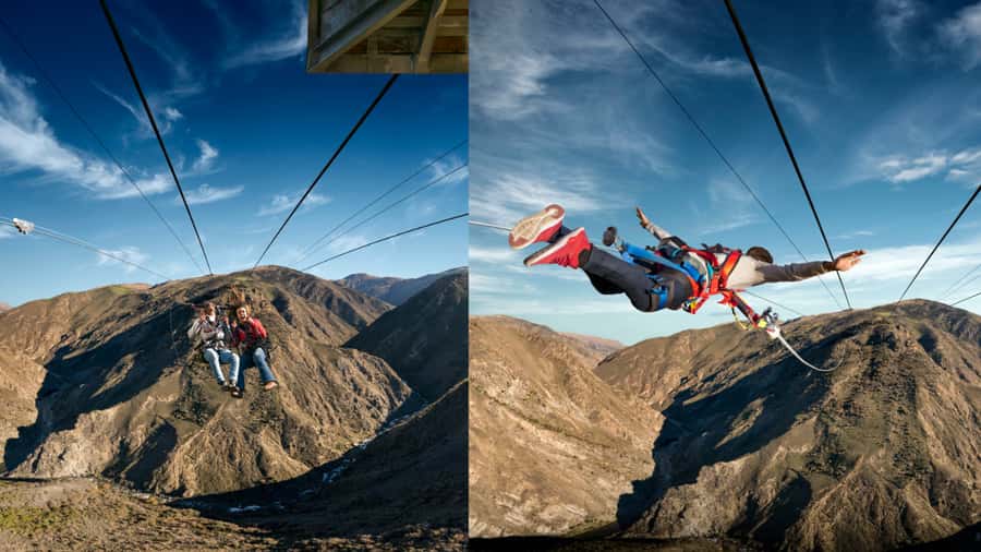 Queenstown: Nevis Swing & Catapult Combo - Two rides, two completely different kinds of fear