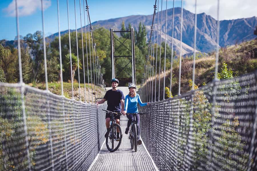 Queenstown: Self-Guided Bike Ride on the Arrow Bridges Trail - Following the Arrow River through the first gorge