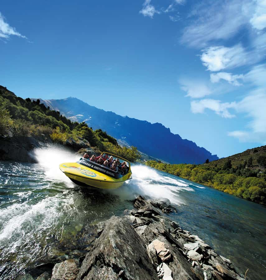 Queenstown: Shotover River and Kawarau River Jet Boat Ride - Starting at Main Town Pier in central Queenstown