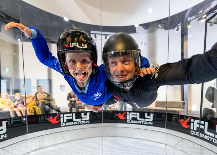 Queenstown: Ticket for 2 Indoor Skydiving Flights - First 60-second flight: learning to stay in the air