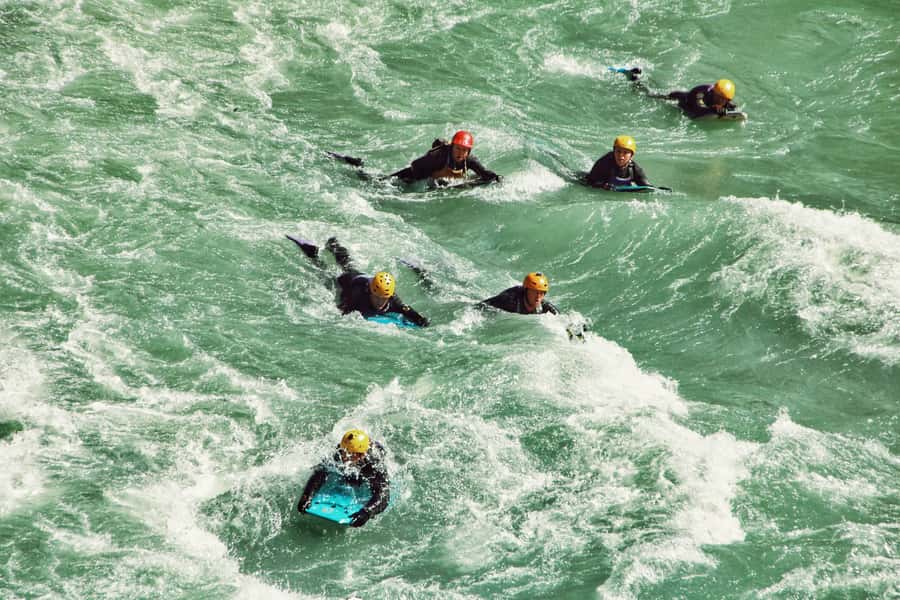 Queenstown: White Water Surfing Along the Kawarau River - Getting suited up in a 5mm wetsuit