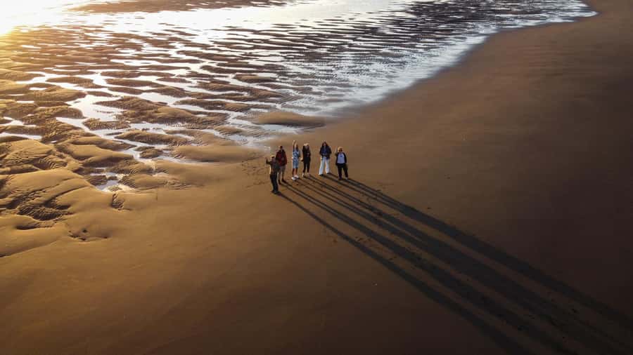 Raglan: Scenic Harbour Sunset Cruise - Sunset near the coast