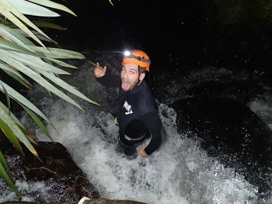 Raglan: Sunset Canyoning Tour and Glowworm Experience - The 10-minute ride to Mt Karioi