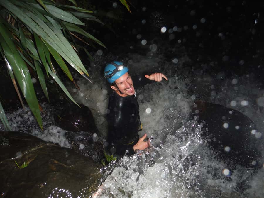 Raglan: Sunset Canyoning Tour and Glowworm Experience - Meeting at Raglan Rock and preparing for the water