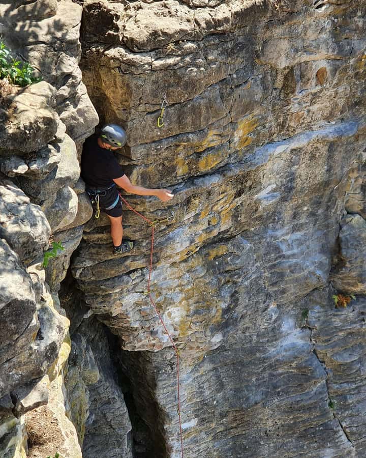 Real Rock, Climbing Experience! - Climbing the Fossil Limestone Cliffs