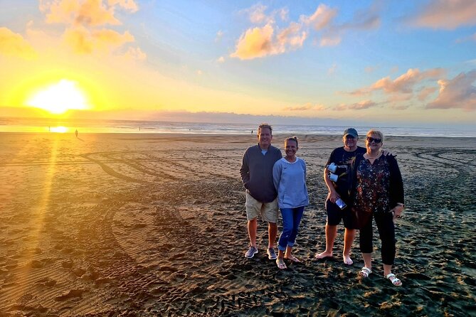 Romantic Auckland Sunset tour with Winery & Thermal pool - Watching the Light Change at Muriwai Beach
