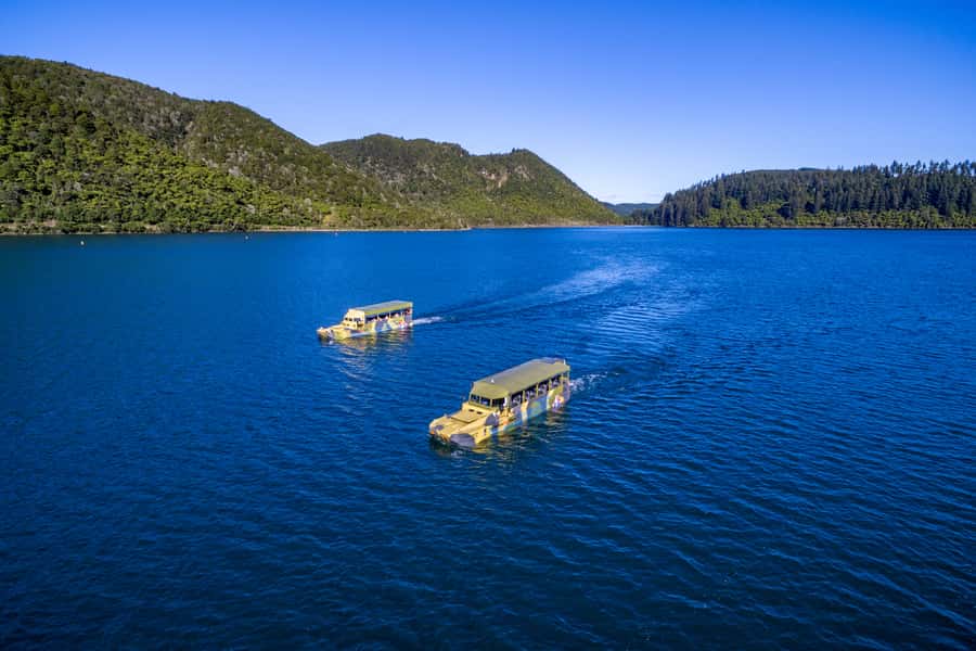 Rotorua City and Lakes Duck Tour - Lake Okareka and the waterborne middle section