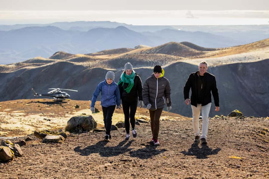 Rotorua: Helicopter Flight and Guided Walk on Mt Tarawera - Who will enjoy this most?