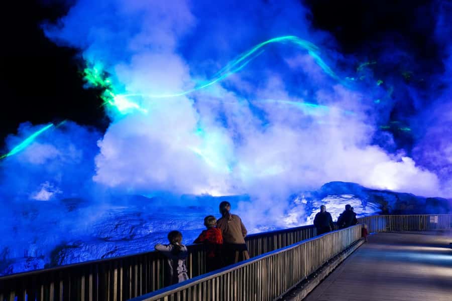 Rotorua: Marama Geyser Light Trail & Geothermal Experience - Ten scenes across 1.5 kilometres