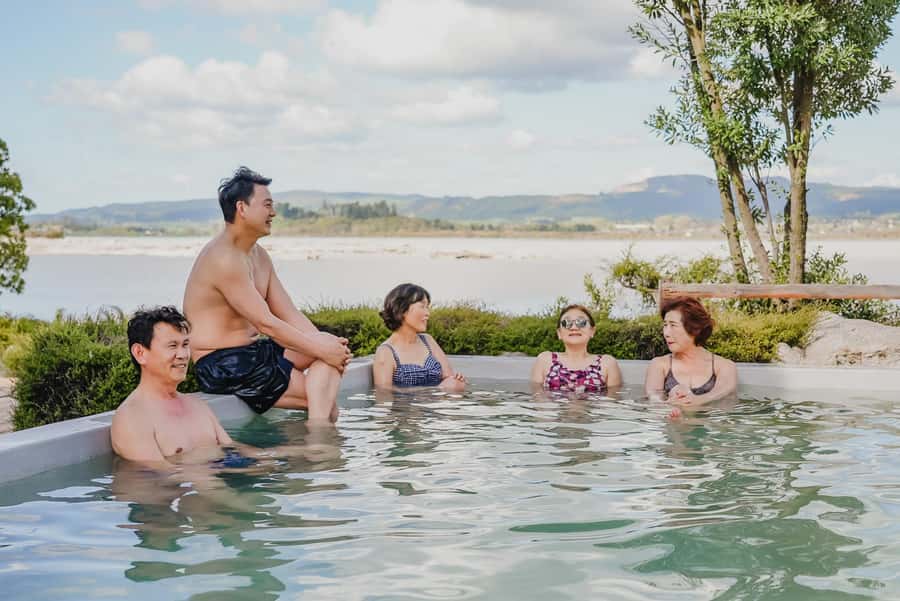 Rotorua: Polynesian Spa Pavilion Hot Pool Bathing (12+ yrs) - Walking the reflexology path