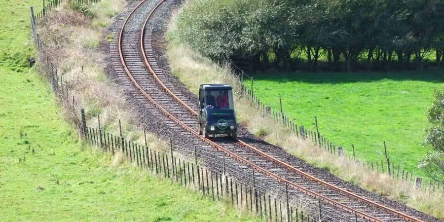 Rotorua Railcruising: Self-Drive Rail Car with Audio Guide - Driving the petrol-electric rail car at 20 km/h