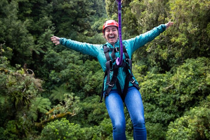 Rotorua’s Ultimate Zipline: 6 ziplines, 400 m Tandem, Cliff Walk - An ancient forest with a conservation purpose