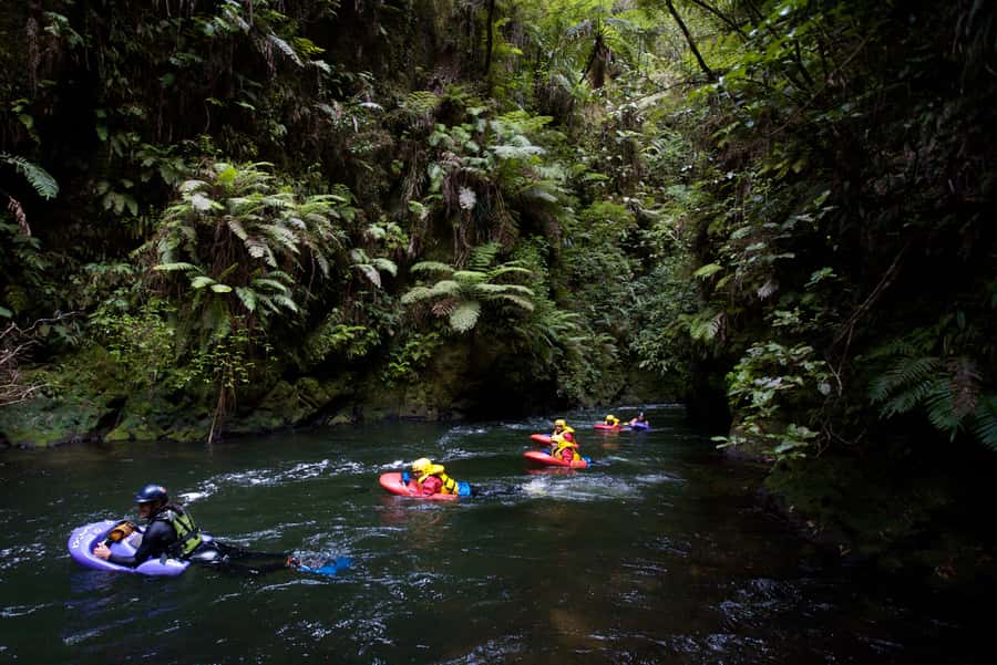 Rotorua Sledging: Kaituna White Water River Board Experience - Getting suited up and learning the basics