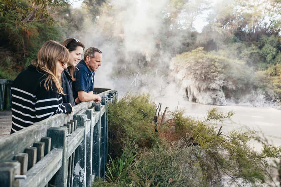 Rotorua: 'Thermal Path Tour' Geothermal half day Tour - The largest hot water lake sets the scene