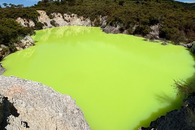 Rotorua: WaiOtapu & Redwood forest & Blues springs from Auckland - Key points at a glance