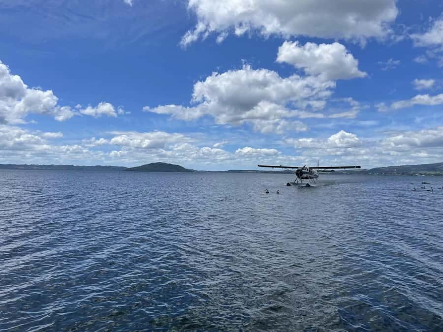 Rotorua: White Island, Mount Tarawera & Waimangu Volcanic … - Rotorua’s 14 lakes from above