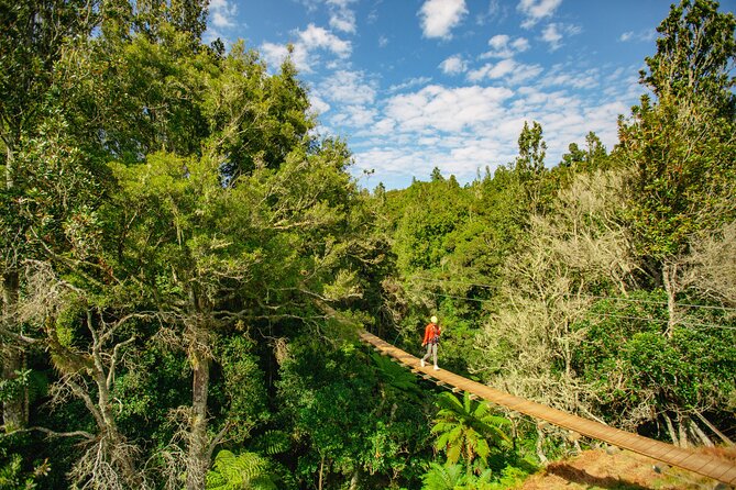 Rotorua Ziplines - Okere Falls Experience - Flying over the Kaituna River