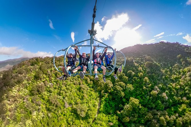 Skywire Adventure at Cable Bay, Nelson - The 4WD ride to the launch platform