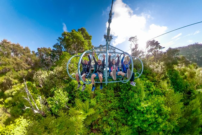 Skywire Adventure at Cable Bay, Nelson - What the Skywire ride feels like