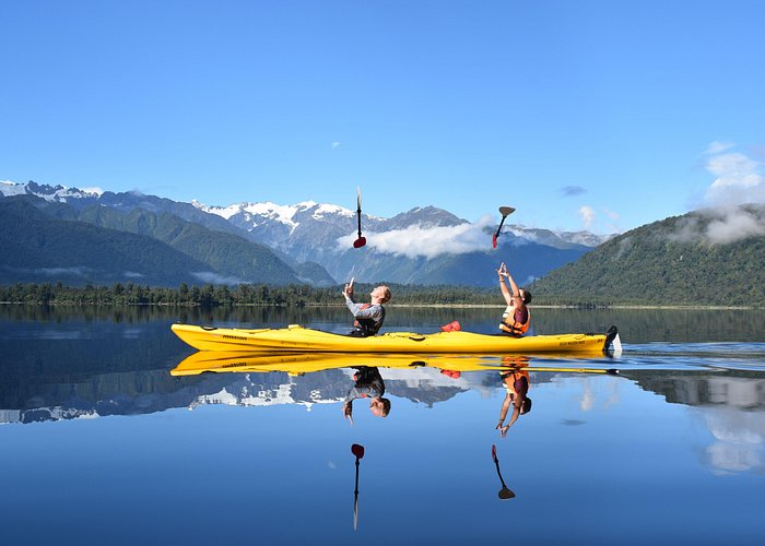 Small-Group Kayak Adventure from Franz Josef Glacier - Equipment, clothing, and the small family catch