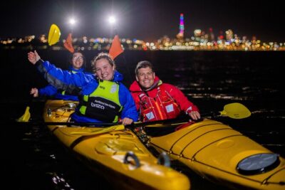 Sunset kayak tour to Rangitoto Island