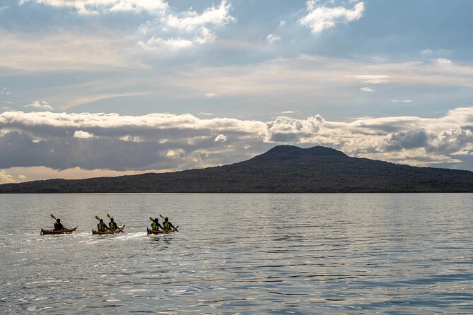 Sunset kayak tour to Rangitoto Island - A BBQ break on volcanic ground
