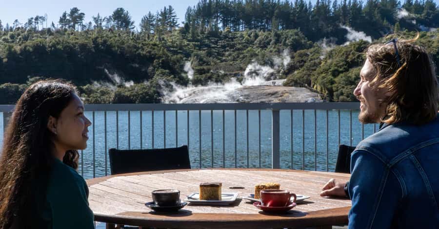 Taupo: Orakei Korako Geothermal Park and Cave Entry Ticket - The short ferry ride across the lake