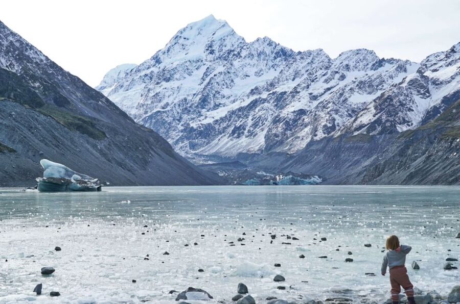 Tekapo Shuttle: Mt Cook Day Tour via Pukaki & Tasman Lake - Tasman Glacier View Track and Blue Lakes