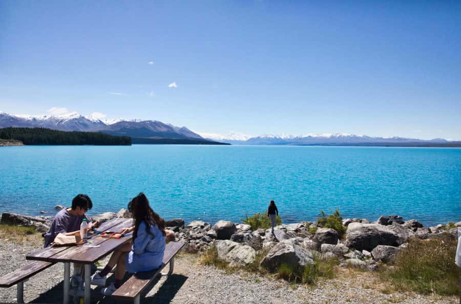 Tekapo Shuttle: Mt Cook Day Tour via Pukaki & Tasman Lake - 8:00 AM at Four Square Tekapo