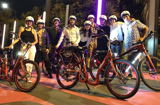 The City Lights: a unique electric bike tour of Auckland by night! - Grafton Gully and the return to base