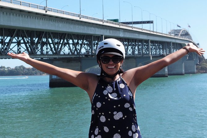 The Classic: our most popular electric bike tour of Auckland's Highlights - Viaduct Harbour and Auckland’s Sailing Identity