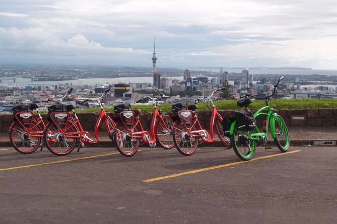 The Classic: our most popular electric bike tour of Auckland's Highlights - The Harbour Bridge, Wynyard Quarter, and Modern Auckland