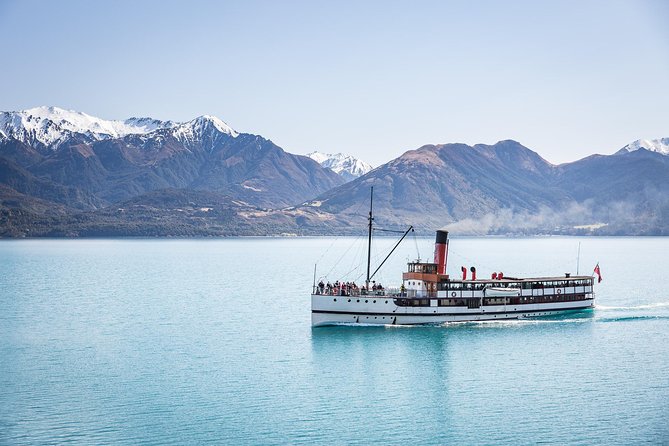 TSS Earnslaw Lake Wakatipu Steamship Cruise from Queenstown - The sailing toward Walter Peak