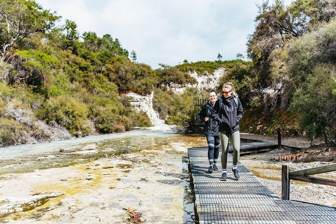Wai-O-Tapu Thermal Wonderland, Rotorua, New Zealand - Lady Knox Geyser at 10:15am
