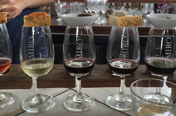 Waiheke 'FLAVOURS' of lunch Wine Oil Beer Spirits max 11 clients - The Heke Brewery and Distillery for the final pour