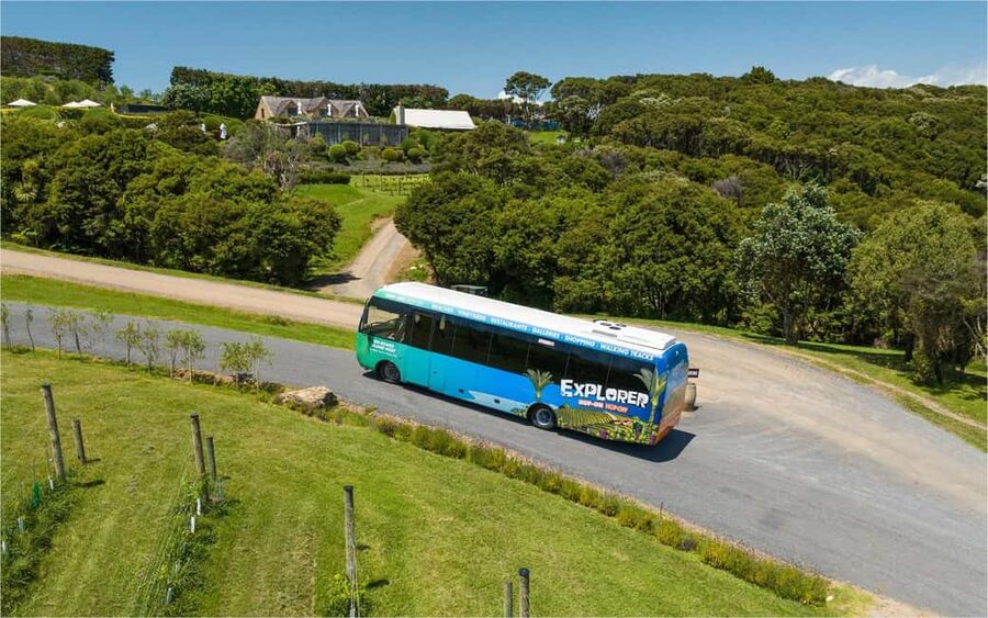 Waiheke Island: Ferry & Hop-On Hop-Off Explorer Bus Tickets - Stop 9, Oneroa, and the island away from wine
