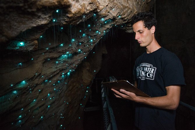 Waitomo Glowworm Caves Guided Tour - The underground boat ride through the Glowworm Grotto