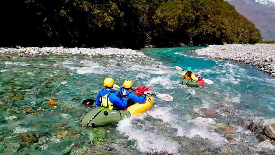 Wanaka: Full-Day Guided Packrafting Tour with Lunch - Getting fitted for cold mountain water