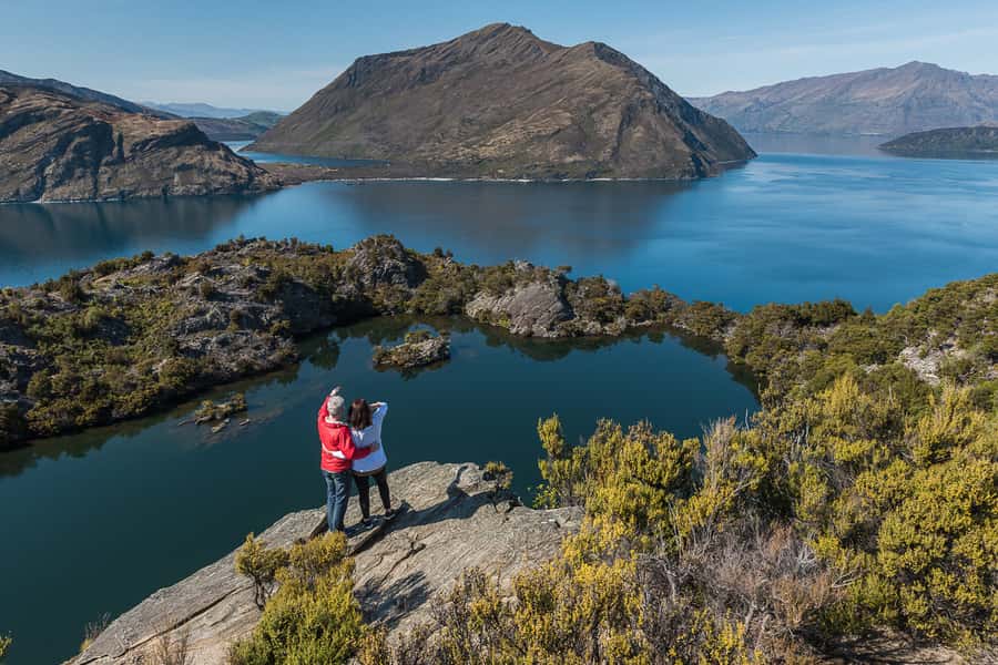 Wanaka Water Taxi Mou Waho Island Tour - The 20-to-40-minute climb to Arethusa Pool