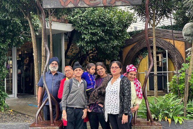 Wellington city heights shared sightseeing tour - The wind turbine is one of the best photo stops