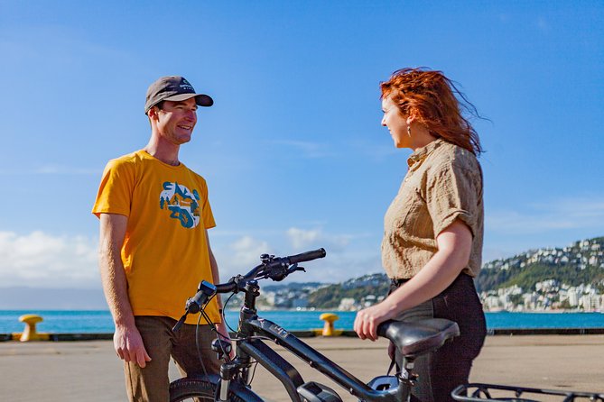 Wellington Guided eBike Tour-Cruise Shore Excursion - The café pause at Cog Park
