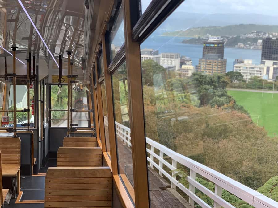 Wellington: Return Cable Car Ticket - Kelburn station and the first city view