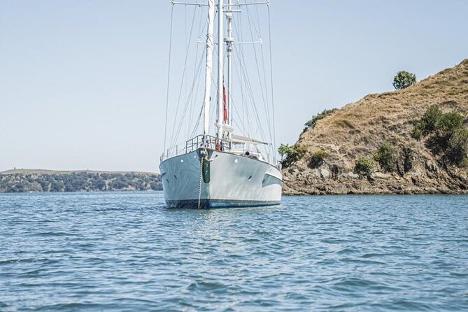 Yonder Star Sailing Yacht - Under the Harbour Bridge and into Waitemata Harbour